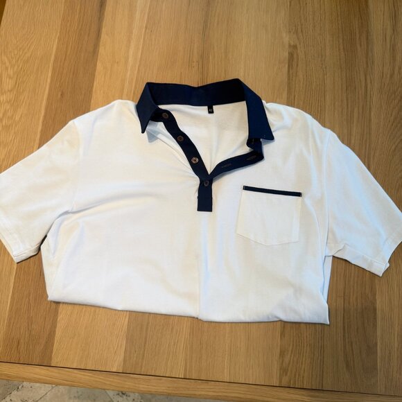 State & Liberty Clothing Co. Other - State & Liberty Clothing Co. The Felix White Polo - Men's EU 42 / US XL
